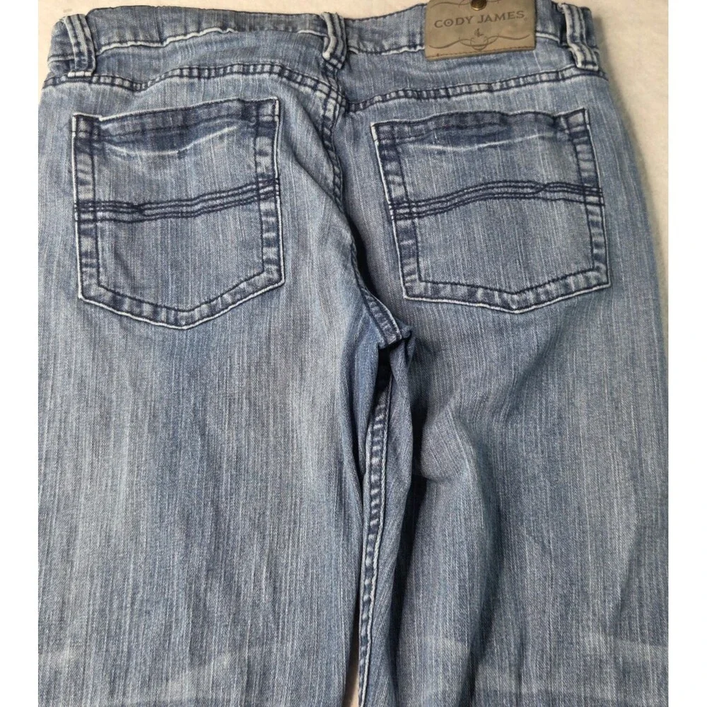 Cody James Mens Jeans 34x30 Blue Straight Western Denim Pants PreOwned